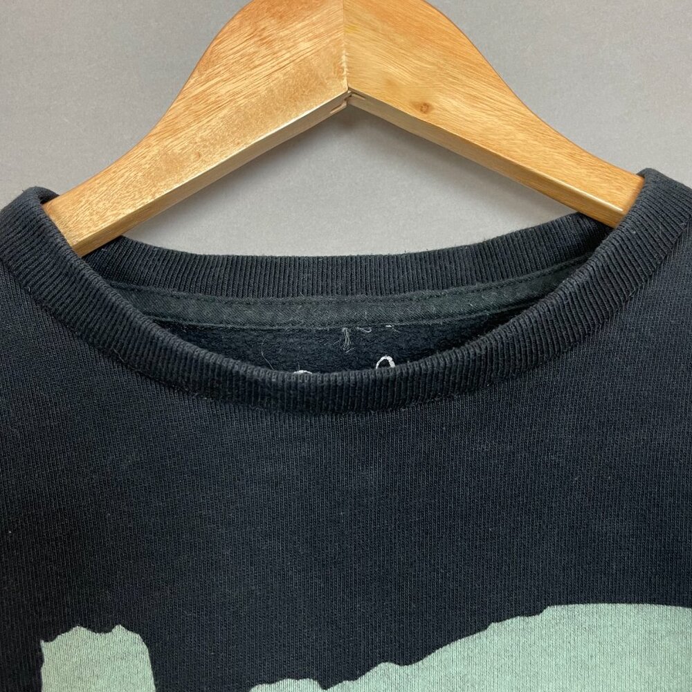 Mushroom Sweatshirt Women Etta & James Junction Black Top Small Portland Oregon - Picture 10 of 13